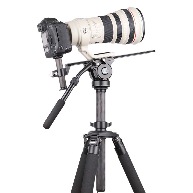 Innorel Tripod Center Column-INNOREL ER40C, 10 Layers Carbon Fiber 1.8in/40mm Tube Mid-Column Professional Extension Rod Only Suit Heavy Duty Tripod of RT90C for Digital DSLR Camcorder Camera Shooting - Image 2